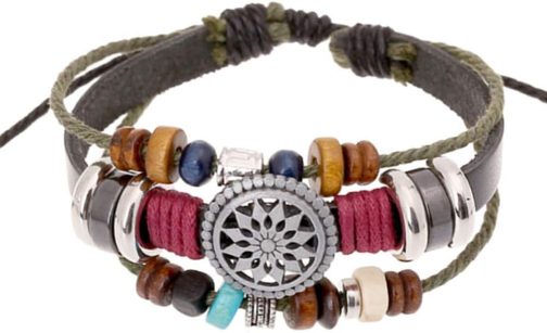 Trenro Bohemian Beaded Bracelet – Multilayer Hand-Woven Jewelry for Women - Image 6