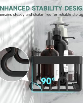 Enhance Your Bathroom with the Veken Stainless Steel Shower Caddy 6-Pack