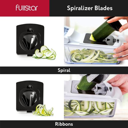 Fullstar Vegetable Chopper | Food Chopper & Spiralizer for Home Essentials - Image 7
