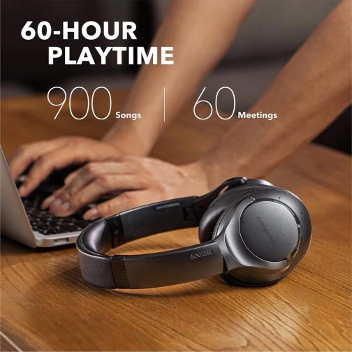 Soundcore Anker Life Q20 Hybrid Active Noise Cancelling Headphones – Hi-Res Audio, Deep Bass & 60H Playtime - Image 3