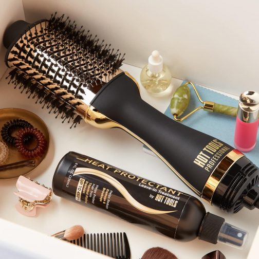 HOT TOOLS 24K Gold One-Step Hair Dryer and Volumizer – Quick, Frizz-Free Blowouts for Shiny, Healthier Hair - Image 3