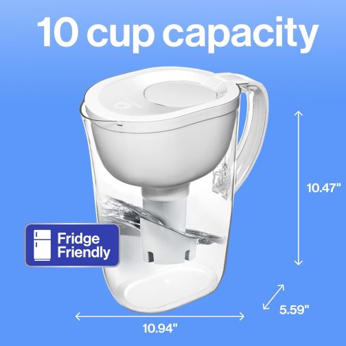 Brita Large Water Filter Pitcher – Clean, Great-Tasting Water Made Easy - Image 3