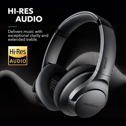 Soundcore Anker Life Q20 Hybrid Active Noise Cancelling Headphones – Hi-Res Audio, Deep Bass & 60H Playtime - Image 4