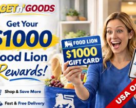 Getn’ Goods – $1000 Food Lion Rewards Gift Card Opportunity